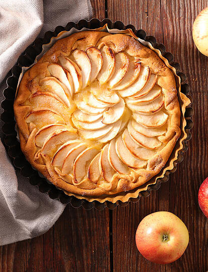 Normandy Apple Pie: the recipe from Castel Campsite Château de Martragny