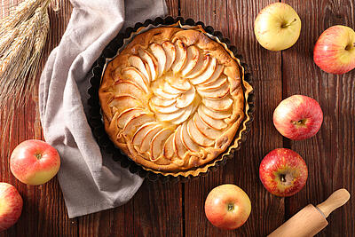 Normandy Apple Pie: the recipe from Castel Campsite Château de Martragny