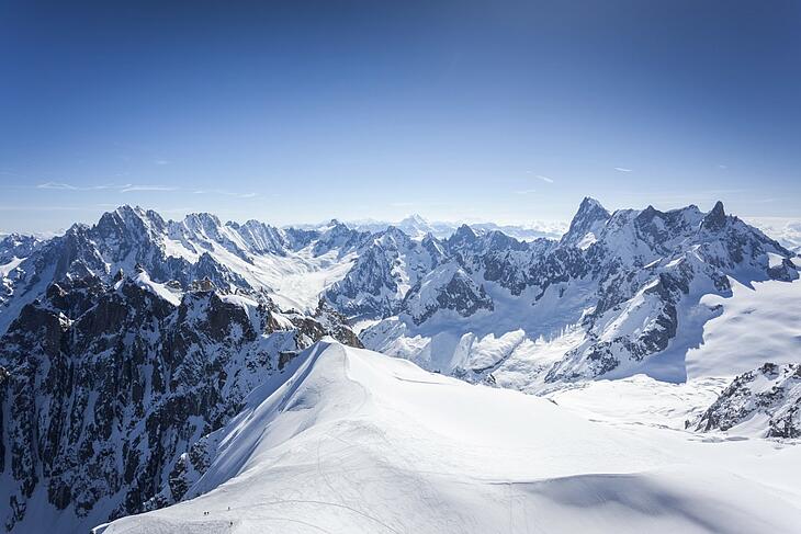 Aiguille du midi viewing platform, Mont Blanc, Chamonix, France