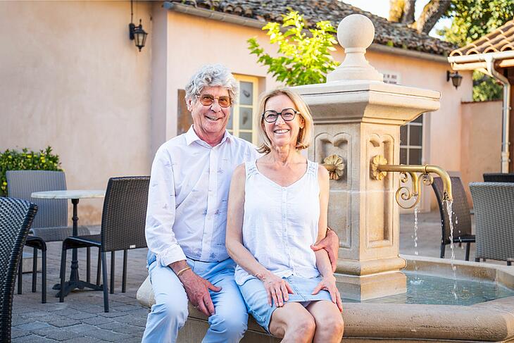 Corinne et Jean Garnier, gérants du camping de l'Epervière en Bourgogne