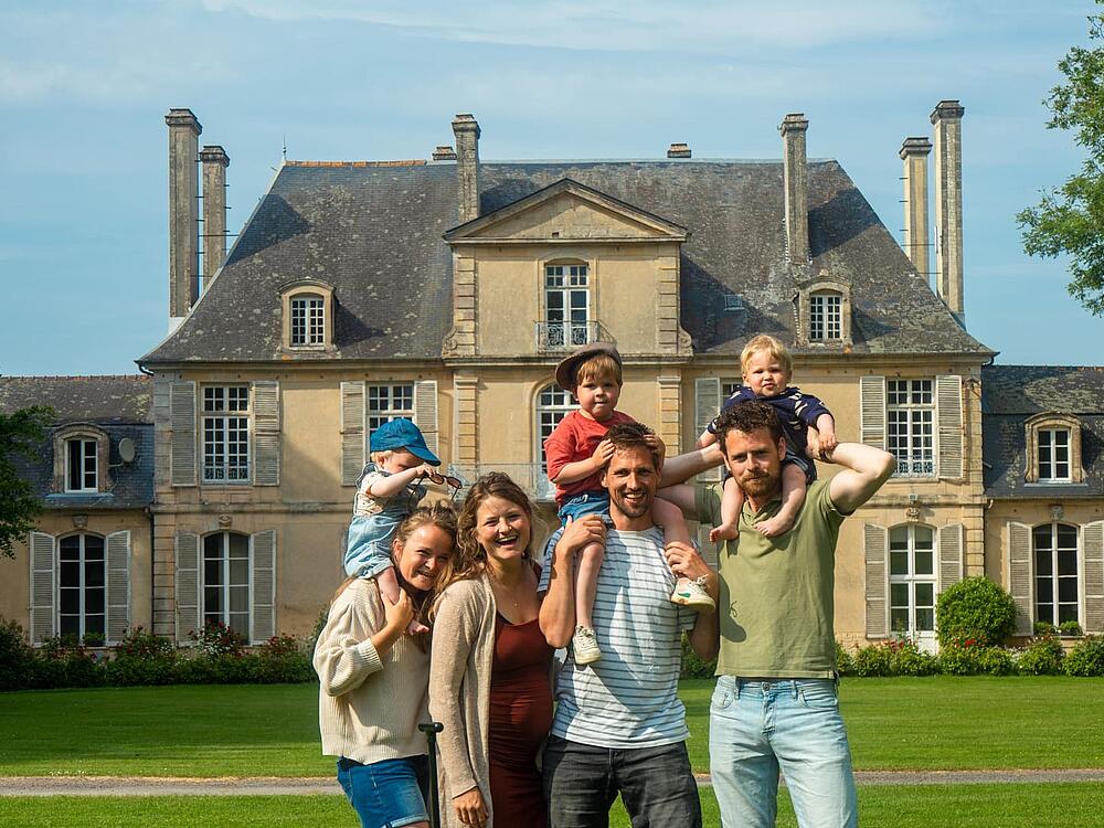 Campsite Castel Camping Château de Martragny Martragny Normandy 15