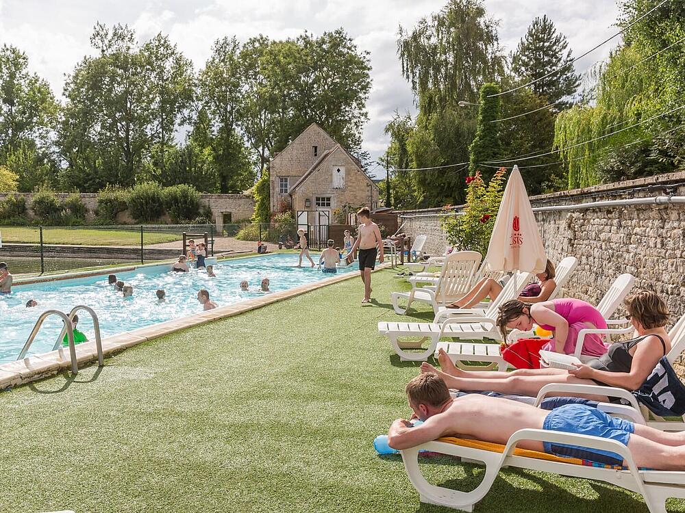 Campsite Castel Camping Château de Martragny Martragny Normandy 7