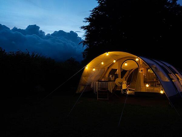 Rent a fully-equipped camping tent