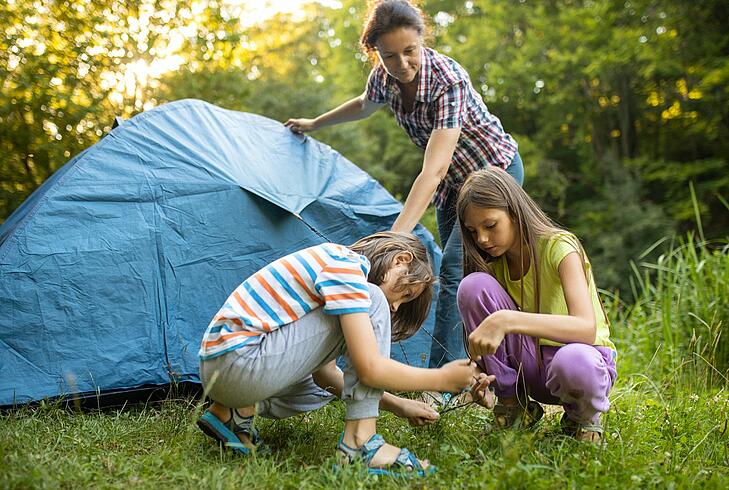Les Castels camping en famille