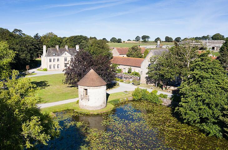 campsite at Château de Lez Eaux campsite at Château de Lez Eaux