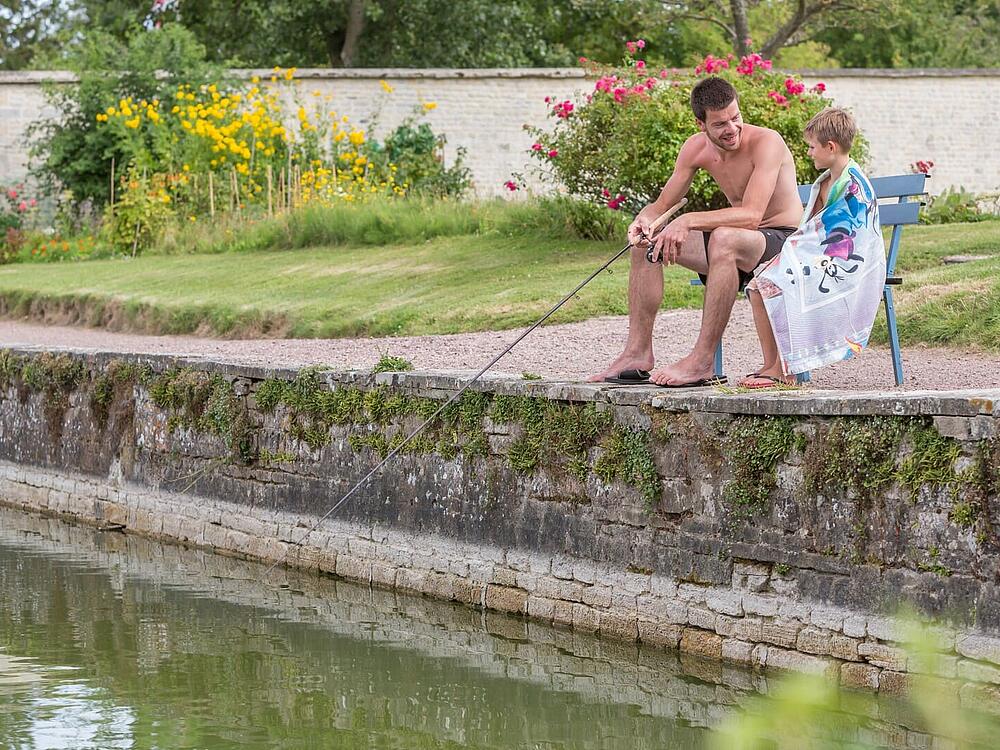 Campsite Castel Camping Château de Martragny Martragny Normandy 13