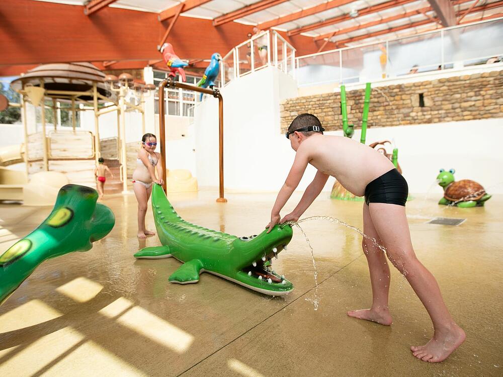 Campsite Castel Camping Château de Lez-Eaux Saint Pair sur mer Normandy 2