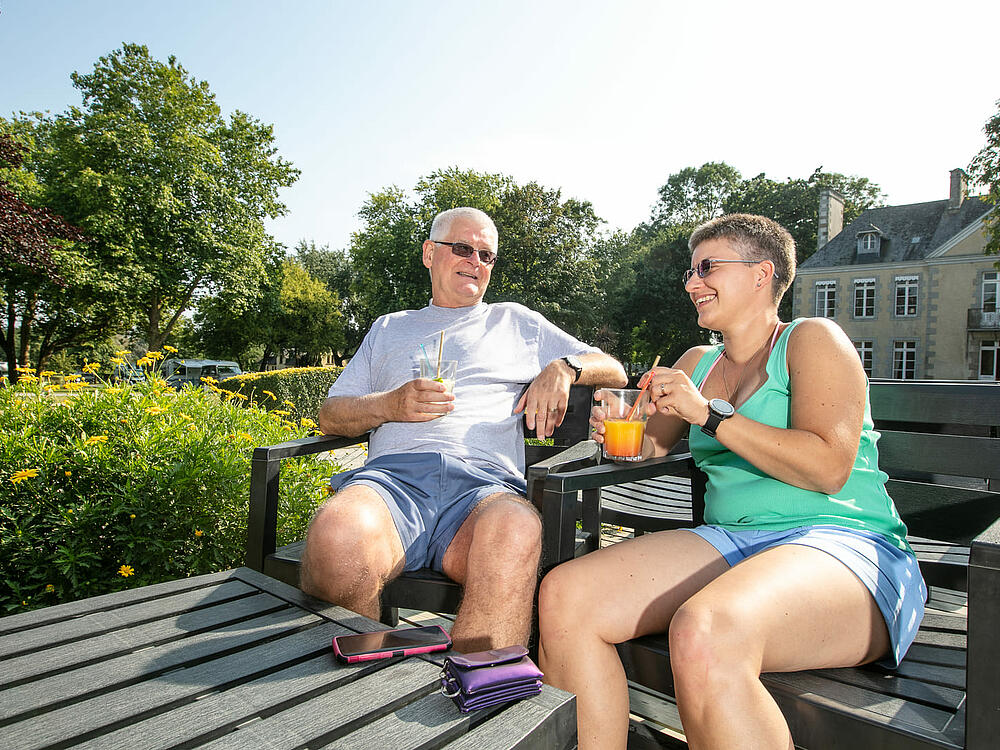 Campsite Castel Camping Château de Lez-Eaux Saint Pair sur mer Normandy 16