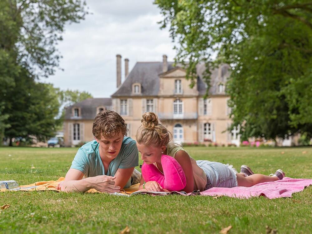 Campsite Castel Camping Château de Martragny Martragny Normandy 10